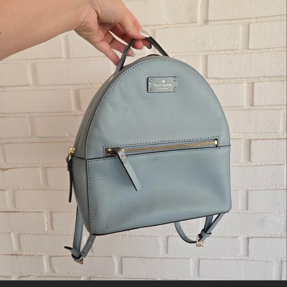 Kate Spade Blue Mini Backpack - Picture 4 of 10